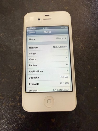 Apple iphone bianco - 4s,, 16gb
